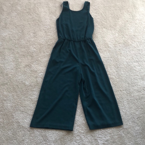 Zara Dresses & Skirts - Zara size small dark green pants romper-never worn